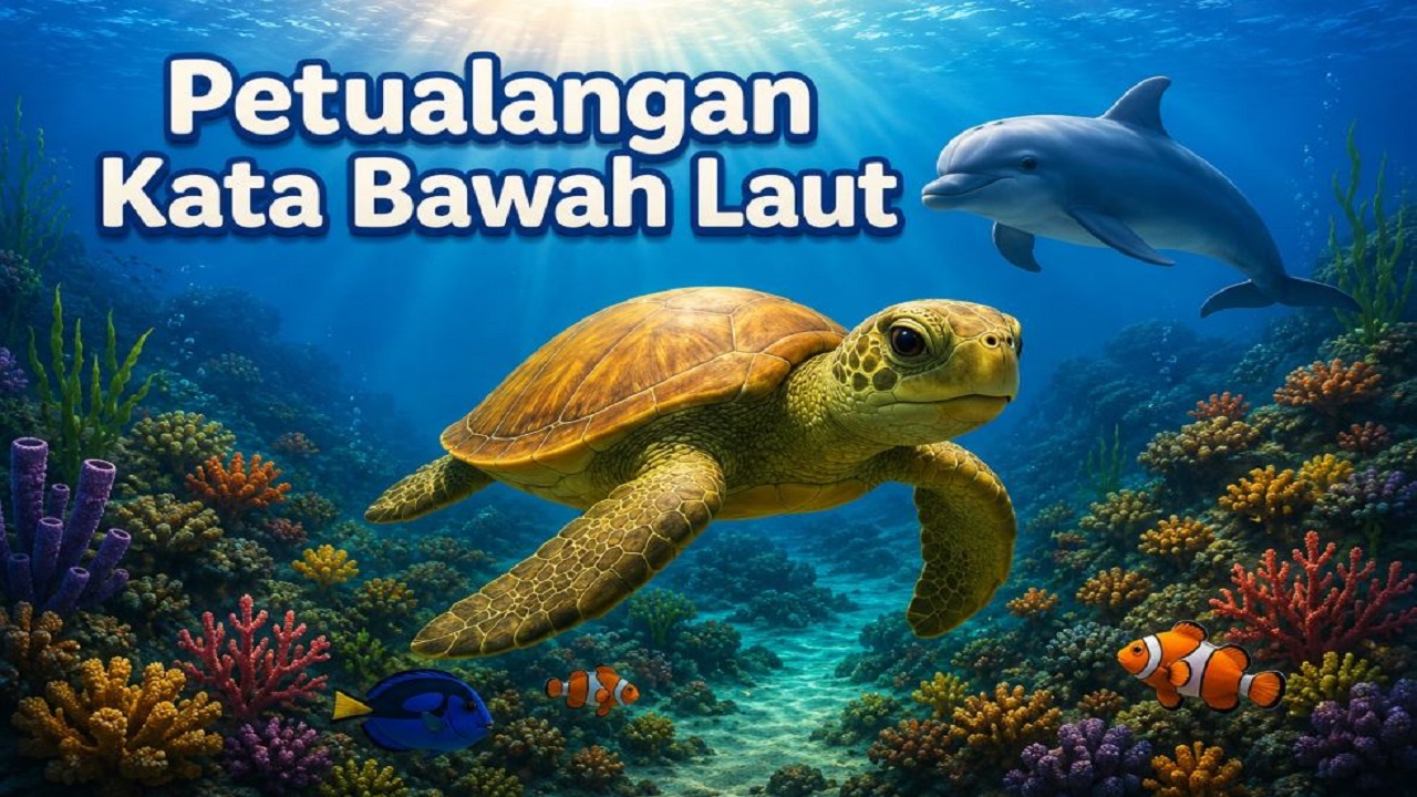 Petualangan Kata Bawah Laut ( Literasi Baca Tulis )